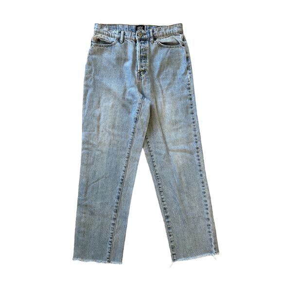 BDG URBAN OUTFITTERS Slim Straight Light Wash Jeans Size 27 Casual Preppy Indie - Picture 1 of 13
